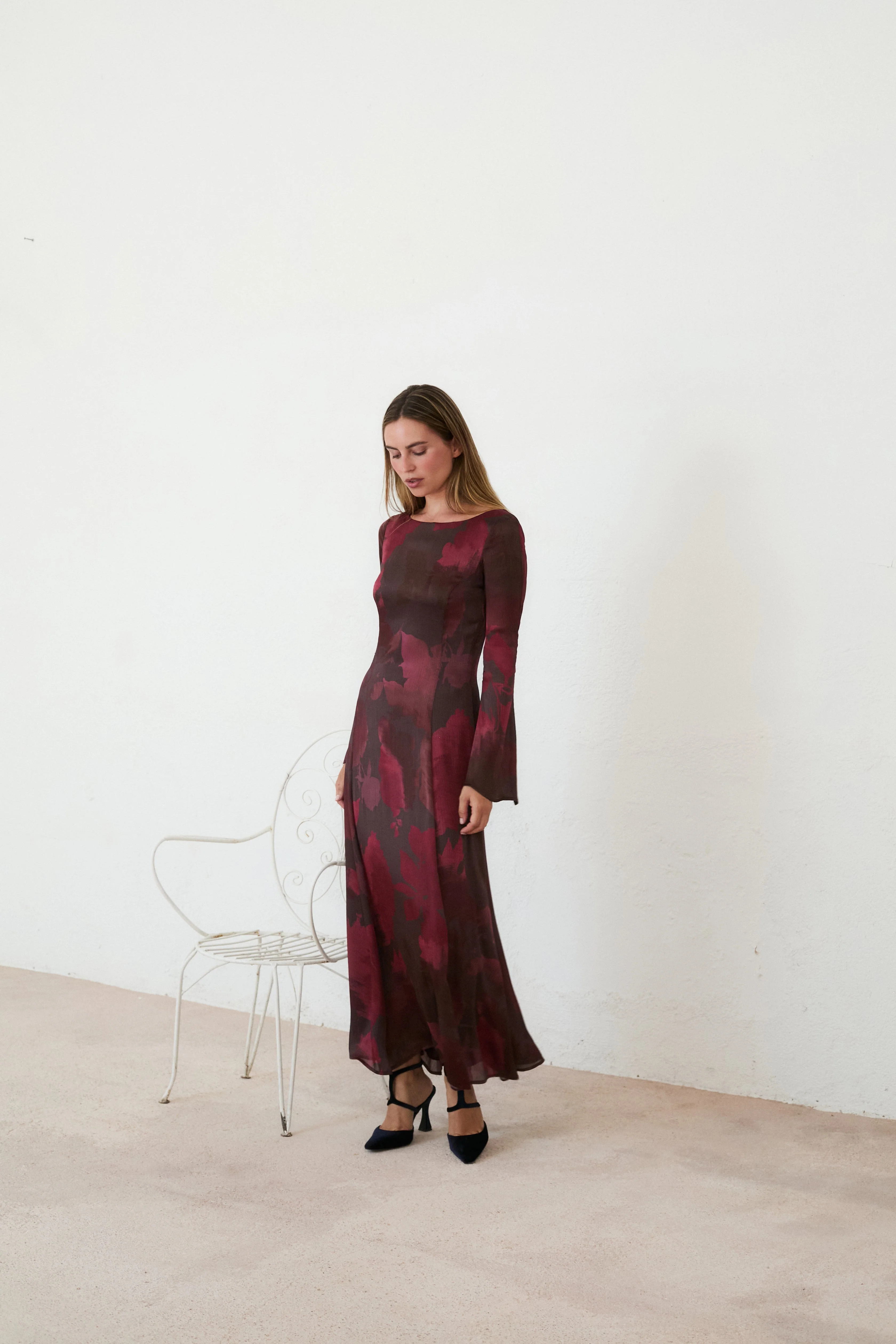 VESTIDO NOON BURDEOS - Image 3