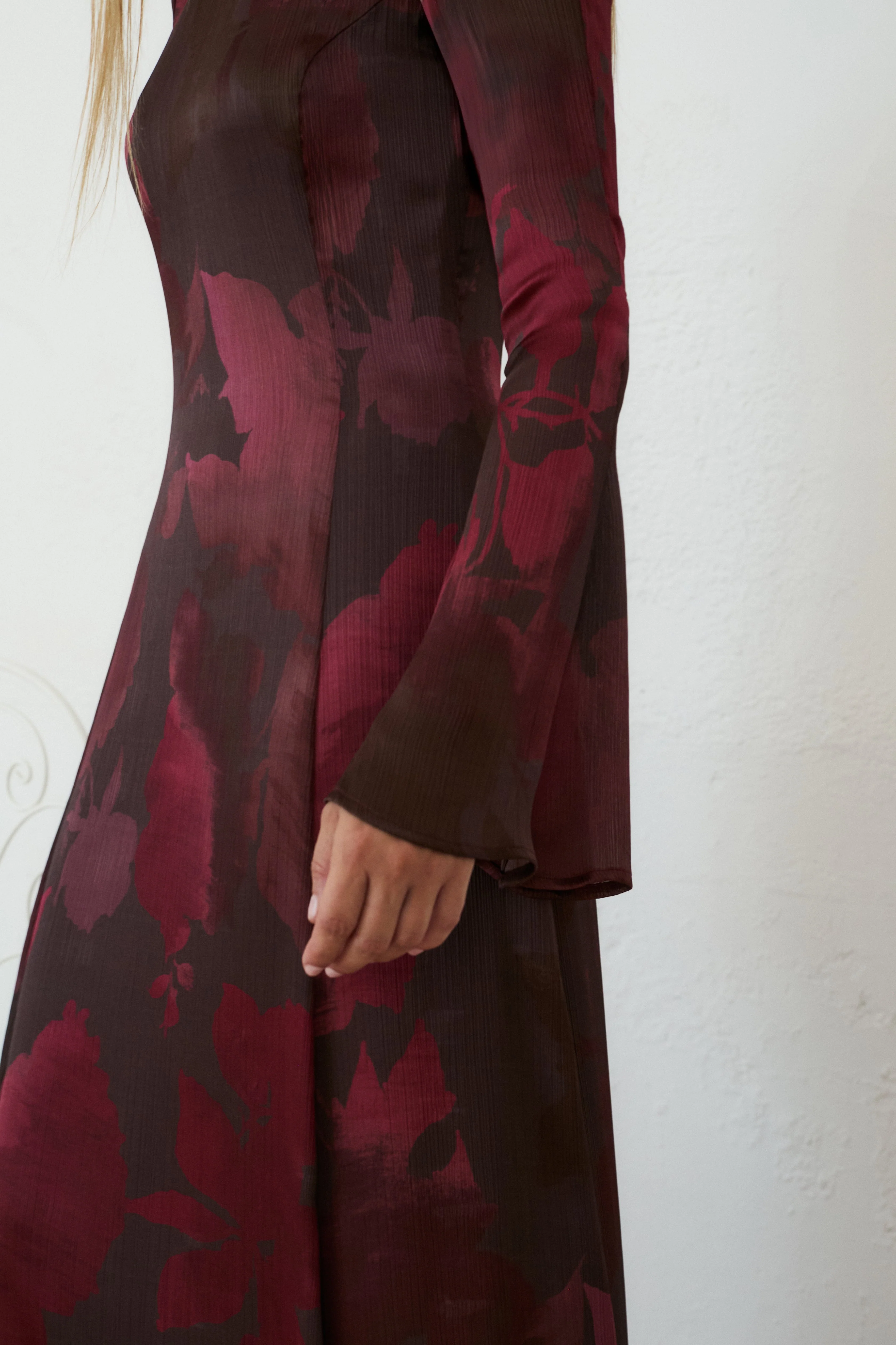 VESTIDO NOON BURDEOS - Image 4