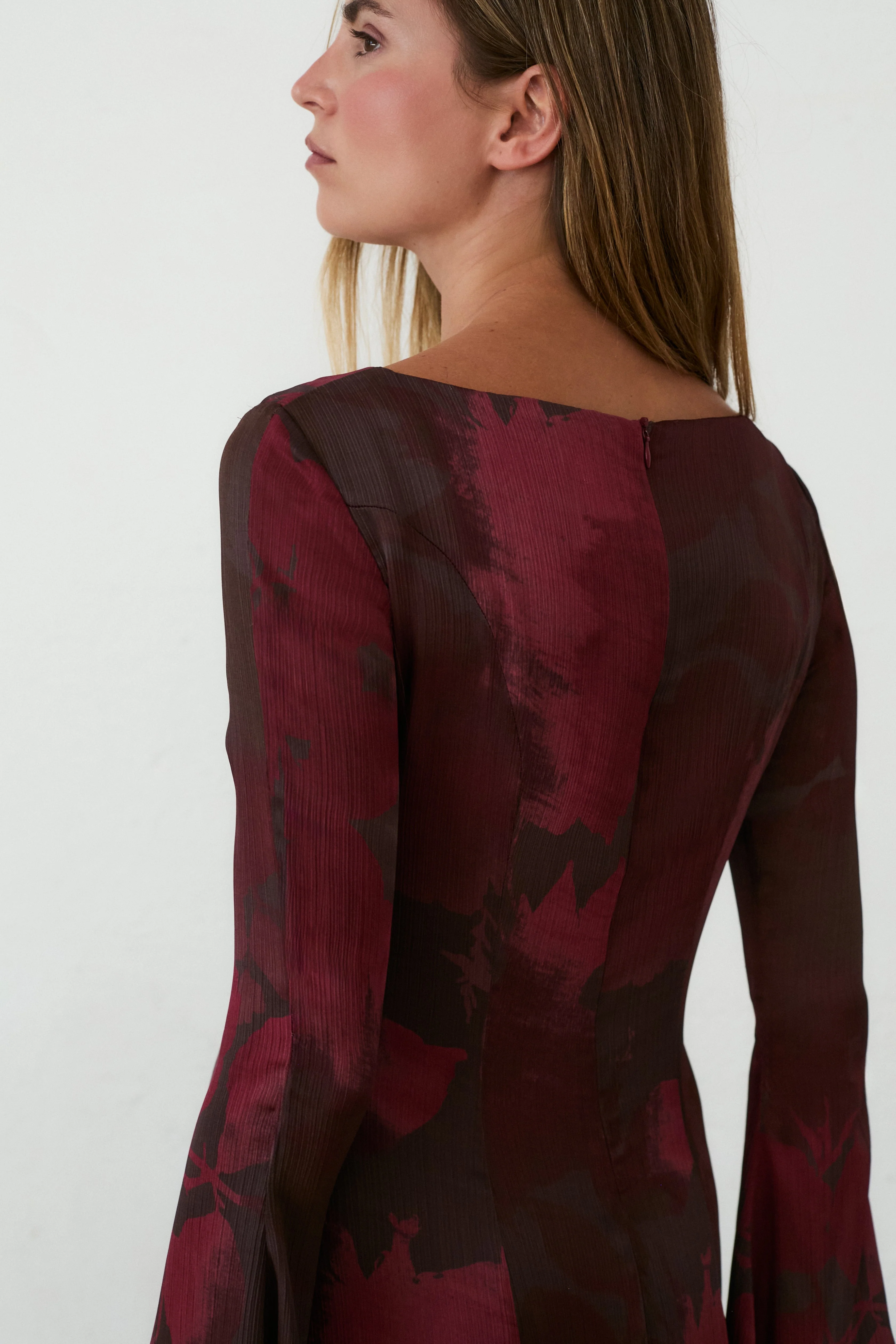 VESTIDO NOON BURDEOS - Image 5